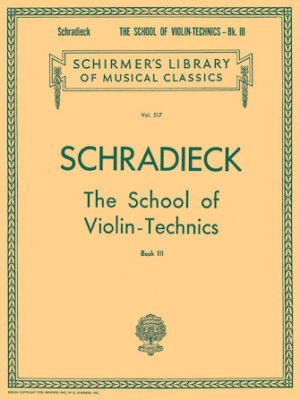 School of Violin Technics – Book 3 School of Violin Technics – Book 3