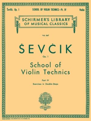 School of Violin Technics, Op. 1 – Book 4