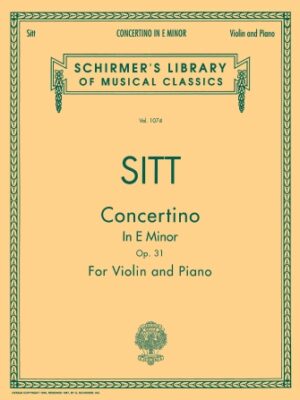 Concertino in E Minor, Op. 31 Concertino in E Minor, Op. 31