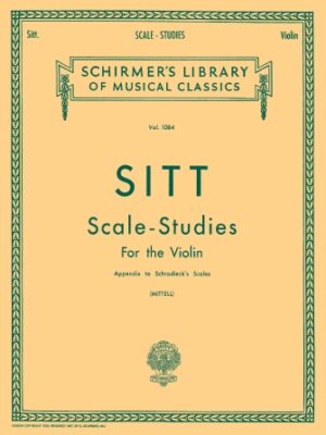 Scale Studies for Violin, Appendix to Schradieck Scales