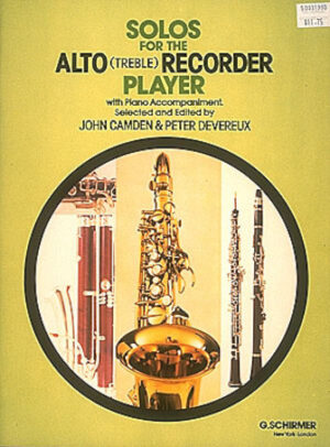 Solos for the Alto Recorder Player Solos for the Alto Recorder Player