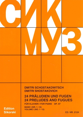 24 Preludes and Fugues, Op. 87 – Volume 1 (Nos. 1-12) 24 Preludes and Fugues, Op. 87 – Volume 1 (Nos. 1-12)