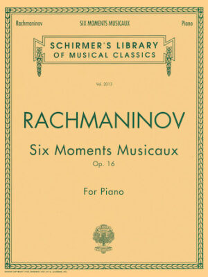 Six Moments Musicaux, Op. 16 Six Moments Musicaux, Op. 16