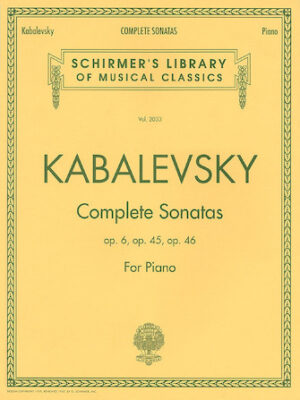 Dmitri Kabalevsky – Complete Sonatas for Piano