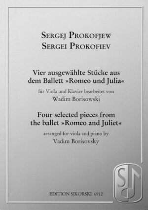 Sergei Prokofiev – Four Selected Pieces from the Ballet Romeo and Juliet Sergei Prokofiev – Four Selected Pieces from the Ballet Romeo and Juliet