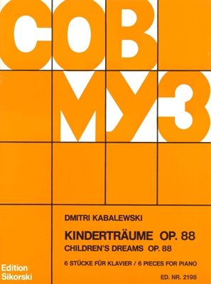 Children’s Dream; 6 Pieces, Op. 88 (VAAP Edition)