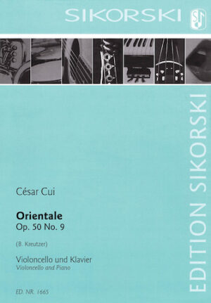 Orientale, Op. 50, No. 9 Orientale, Op. 50, No. 9