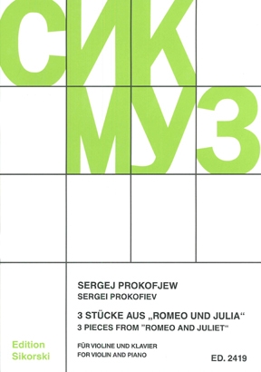 Sergei Prokofiev – 3 Pieces from Romeo and Juliet Sergei Prokofiev – 3 Pieces from Romeo and Juliet