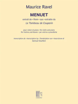 Menuet from Le Tombeau de Couperin Menuet from Le Tombeau de Couperin