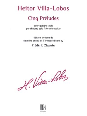 Cinq Préludes for Solo Guitar