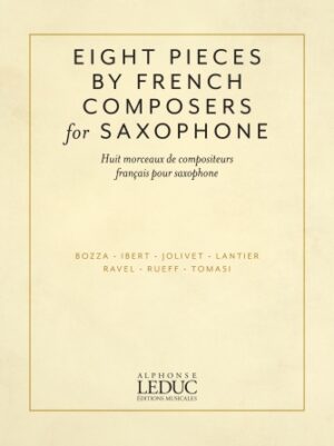 Eight Pieces by French Composers for Saxophone