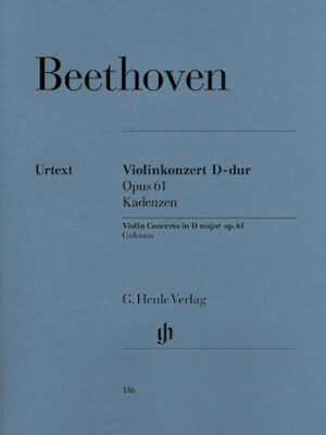 Cadenzas to Violin Concerto Op. 61 Cadenzas to Violin Concerto Op. 61