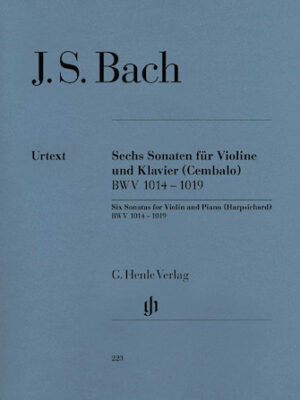 6 Sonatas for Violin and Piano (Harpsichord) BWV 1014-1019