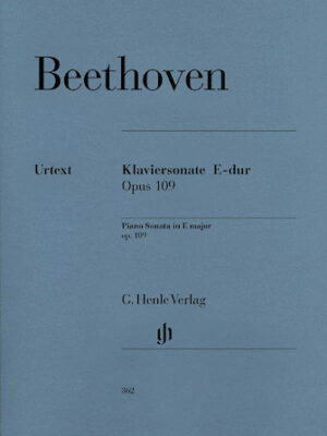 Piano Sonata No. 30 in E Major Op. 109 Piano Sonata No. 30 in E Major Op. 109