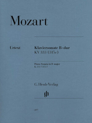 Piano Sonata in B Flat Major K333 (315c)