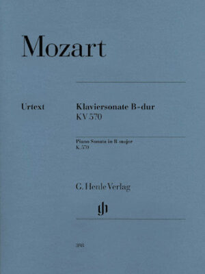 Piano Sonata in B Flat Major K570