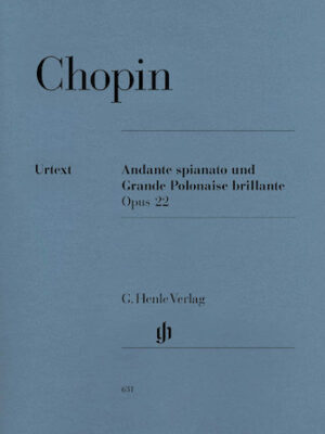 Andante Spianato and Grande Polonaise Brillante E Flat Major Op. 22