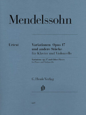 Variations Op. 17 and Other Pieces for Piano and Violoncello