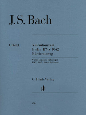 Concerto for Violin and Orchestra in E Major BWV 1042