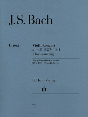 Concerto for Violin and Orchestra in A minor BWV 1041
