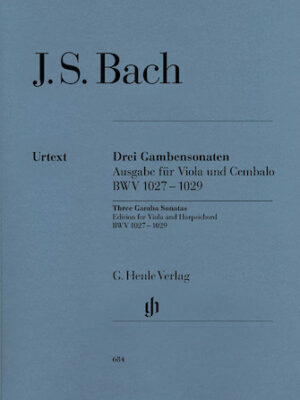 Sonatas for Viola da Gamba and Harpsichord BWV 1027-1029