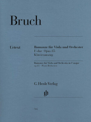 Romance for Viola and Orchestra in F Major Op. 85 Romance for Viola and Orchestra in F Major Op. 85