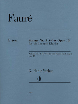 Sonata No. 1 in A Major, Op. 13 for Violin and Piano