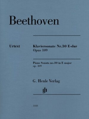 Piano Sonata No. 30 E Major Op. 109 Piano Sonata No. 30 E Major Op. 109