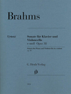 Violoncello Sonata in E minor, Op. 38 Violoncello Sonata in E minor, Op. 38