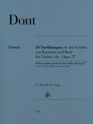 24 Preparatory Exercises to the Studies of Kreutzer and Rode, Op. 37