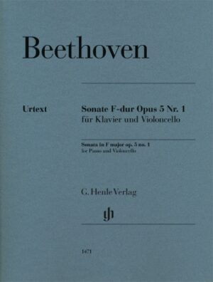 Cello Sonata in F Major, Op. 5, No. 1 Cello Sonata in F Major, Op. 5, No. 1