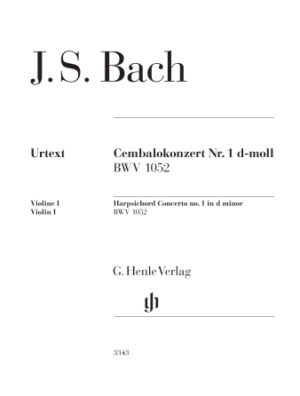 Harpsichord Concerto No. 1 in D Minor, BWV 1052 Harpsichord Concerto No. 1 in D Minor, BWV 1052