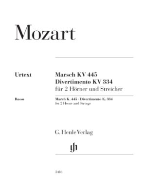 March K. 445 Divertimento K. 334 March K. 445 Divertimento K. 334