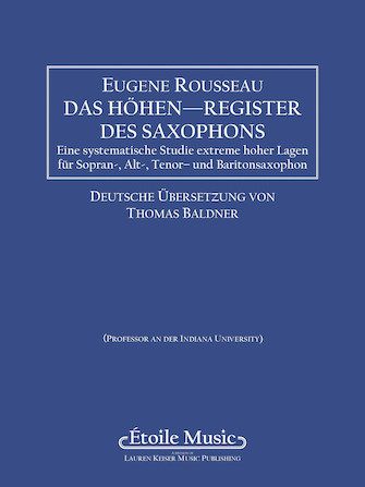 Saxophone High Tones – German Edition
