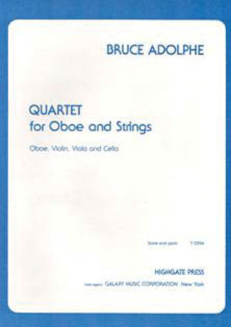 Quartet for Oboe & Strings Quartet for Oboe & Strings