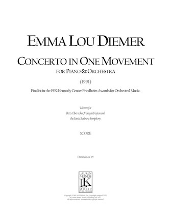 Concerto in One Movement