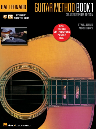 Hal Leonard Guitar Method – Book 1, Deluxe Beginner Edition