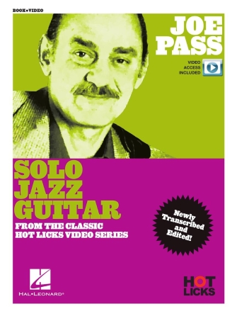 Joe Pass – Solo Jazz Guitar Book/Online Video Joe Pass – Solo Jazz Guitar Book/Online Video