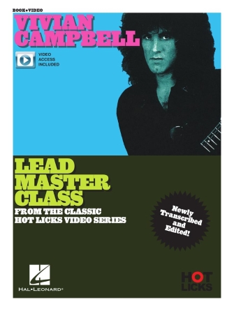 Vivian Campbell – Lead Master Class Instructional Book with Online Video Lessons