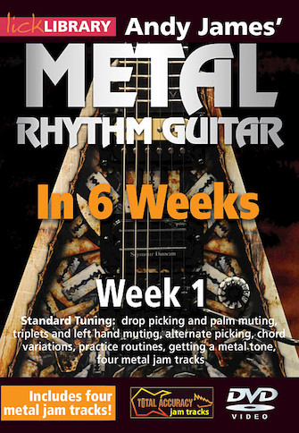 Andy James’ Metal Rhythm Guitar in 6 Weeks Andy James’ Metal Rhythm Guitar in 6 Weeks