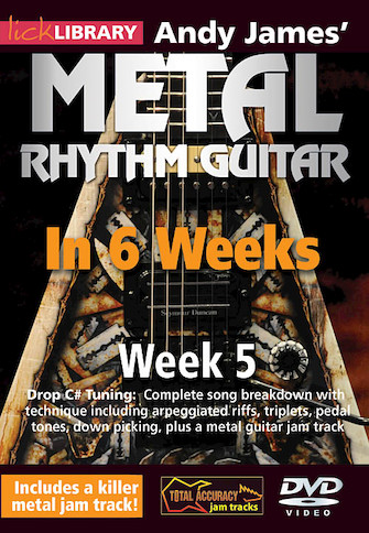 Andy James’ Metal Rhythm Guitar in 6 Weeks