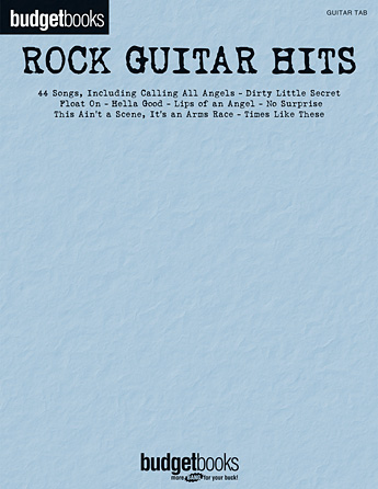 Rock Guitar Hits – Budget Book