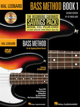 Hal Leonard Bass Method Beginner’s Pack