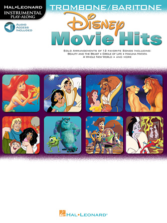 Disney Movie Hits for Trombone/Baritone B.C.