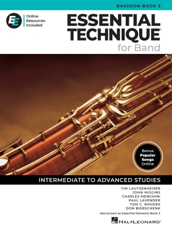 Essential Technique for Band – Bassoon Book 3 with Online Resources