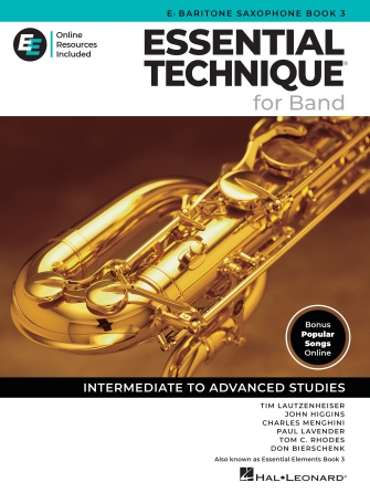 Essential Technique for Band – Eb Baritone Sax Book 3 with Online Resources
