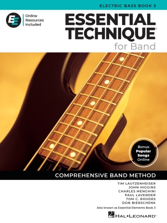 Essential Technique for Band – Electric Bass Book 3 with Online Resources