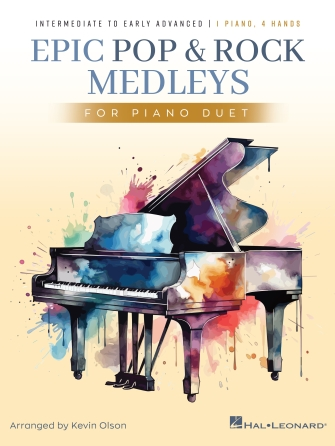 Epic Pop and Rock Medleys for Piano Duet