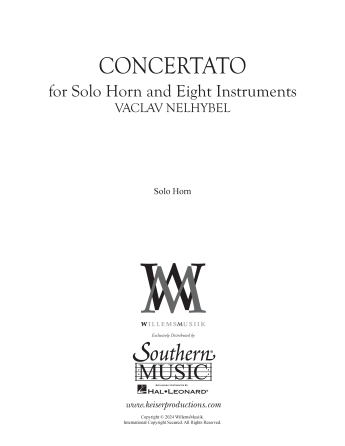 Concertato for Horn and Eight Instruments