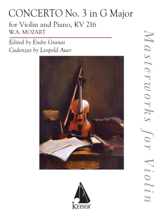 Concerto No. 3 in G Major, KV 216 Concerto No. 3 in G Major, KV 216
